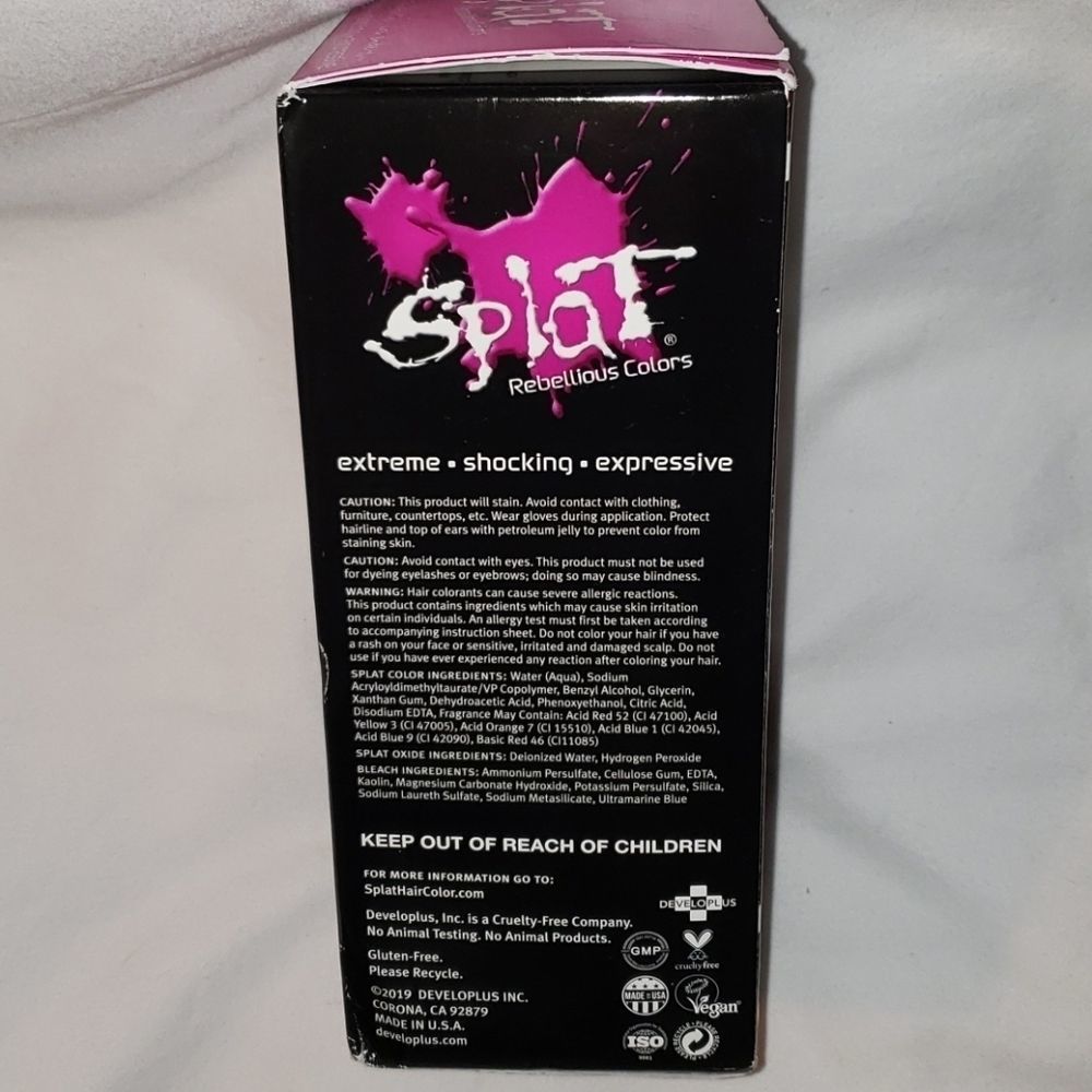 NEW Splat Pink Fetish Color, Bleach & Peroxide Kit - Picture 2 of 6